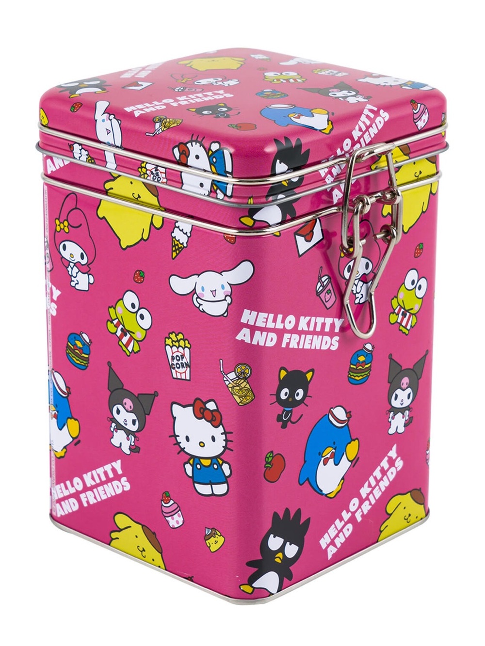 Hello Kitty & Friends Square Lock Top Canister  - 29.8oz